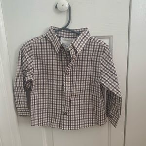 Strasburg Button Down Plaid Shirt
